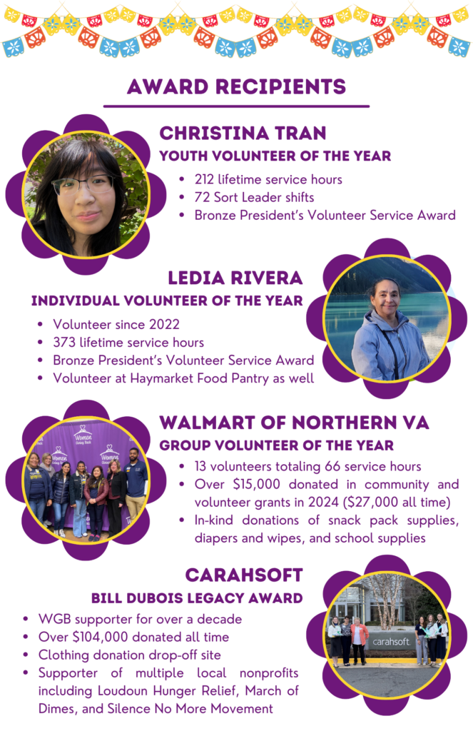 2025 Cinco Volunteer Award winners